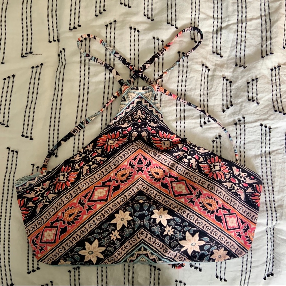 O’Neill Reversible High Neck Bathing Suit Top